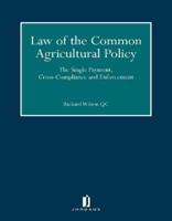 Law of the Common Agricultural Policy