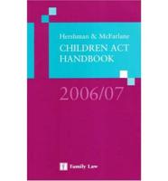 Hershman & McFarlane Children Act Handbook 2006/07