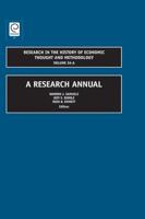 Research in the History of Economic Thought and Methodology. Vol. 26-A A Research Annual