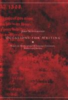 Occasions for Writing