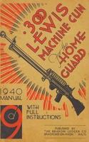 .300 Lewis Machine Gun for the Home Guard 1940 Manual