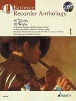 Baroque Recorder Anthology, Volume 1