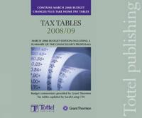 Tax Tables 2008/09