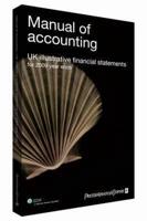 Manual of Accounting. UK Illustrative Financial Statements - For 2009 Year Ends