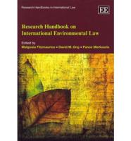 Research Handbook on International Environmental Law
