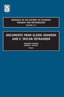 Documents from Glenn Johnson and F. Taylor Ostrander