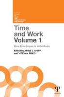 Time and Work. Volume 1 How Time Impacts Individuals