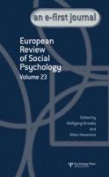 European Review of Social Psychology: Volume 23