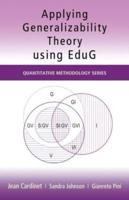 Applying Generalizability Theory using EduG