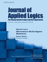Journal of Applied Logics - IfCoLog Journal: Volume, number 2, April 2018: Special Issue: Normative Multi-Agent Systems