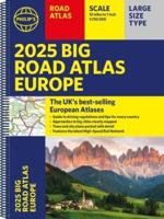 2025 Philip's Big Road Atlas Europe