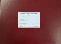 Bridge & Deck Log Book. Pattern No. 133
