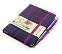 WTCCN: Thistle Tartan Mini Notebook With Pen