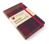 MacMillan Modern Black: Pocket (9Cm X 14Cm) Waverley Genuine Tartan Cloth Commonplace Notebook