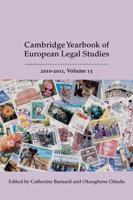 The Cambridge Yearbook of European Legal Studies. Volume 13 2010-2011
