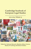 The Cambridge Yearbook of European Legal Studies. Volume 15 2012-2013