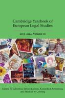 The Cambridge Yearbook of European Legal Studies. Volume 16 2013-2014