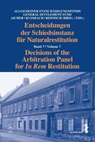 Decisions of the Arbitration Panel for In Rem Restitution. Volume 7