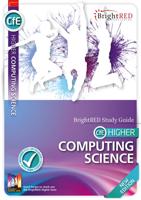 CfE Higher Computing Science