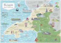 Wales on the Map: Gwynedd Poster (Arfon and Dwyfor - English)