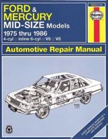Ford & Mercury Mid-Size Models Owners Workshop Manual