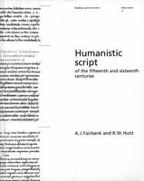 Humanistic Script of the Fifteenth and Sixteenth Centuries