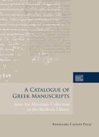 A Catalogue of Greek Manuscript from the Meerman Collection in the Bodleian Library