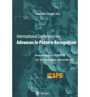 International Conference on Advances in Pattern Recognition