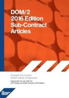 2018 DOM2A Domestic Subcontract - Articles of Agreement