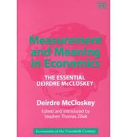 Measurement and Meaning in Economics