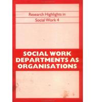 Social Work Departments as Organisations