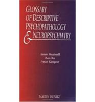 Glossary of Descriptive Psychiatry and Neuropsychiatry: Pocketbook