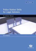 Police Station Skills for Legal Advisers