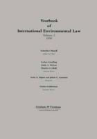 Yearbook of International Environmental Law, 1990