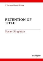Retention of Title
