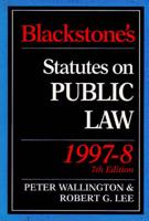 Blackstone's Statutes on Public Law