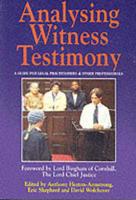 Analysing Witness Testimony