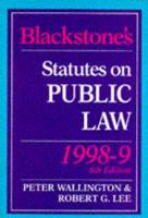 Blackstone's Statutes on Public Law