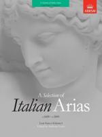 A Selection of Italian Arias, C.1600-C.1800. Volume I Low Voice
