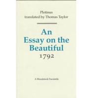 An Essay on the Beautiful, 1792