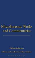 Miscellaneous Works and Commentaries