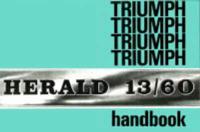 Triumph Herald 13/60 Official Owners' Handbook