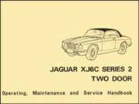 Jaguar Xj6c Series 2 Two Door Official Handbook E184/1
