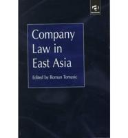 Company Law in East Asia