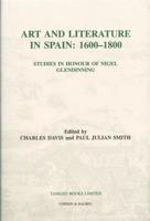 Art and Literature in Spain: 1600-1800