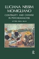 Continuity and Change in Psychoananlysis