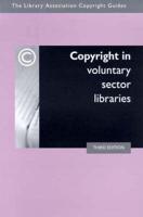Copyright in Voluntary Sector Libraries