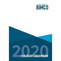 BIMCO's Holiday Calendar 2020