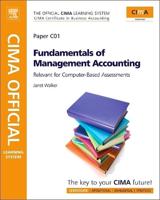 CIMA Certificate in Business Accounting. Paper C01 Fundamentals of Management Accounting