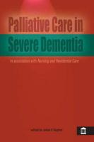 Palliative Care in Severe Dementia